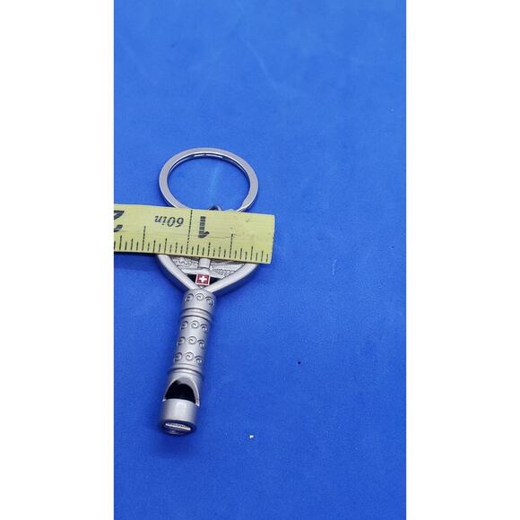 Luzern Switzerland Souvenir Keychain Whistle Swiss Flag Metal Pilatus Bridge - Picture 8 of 8